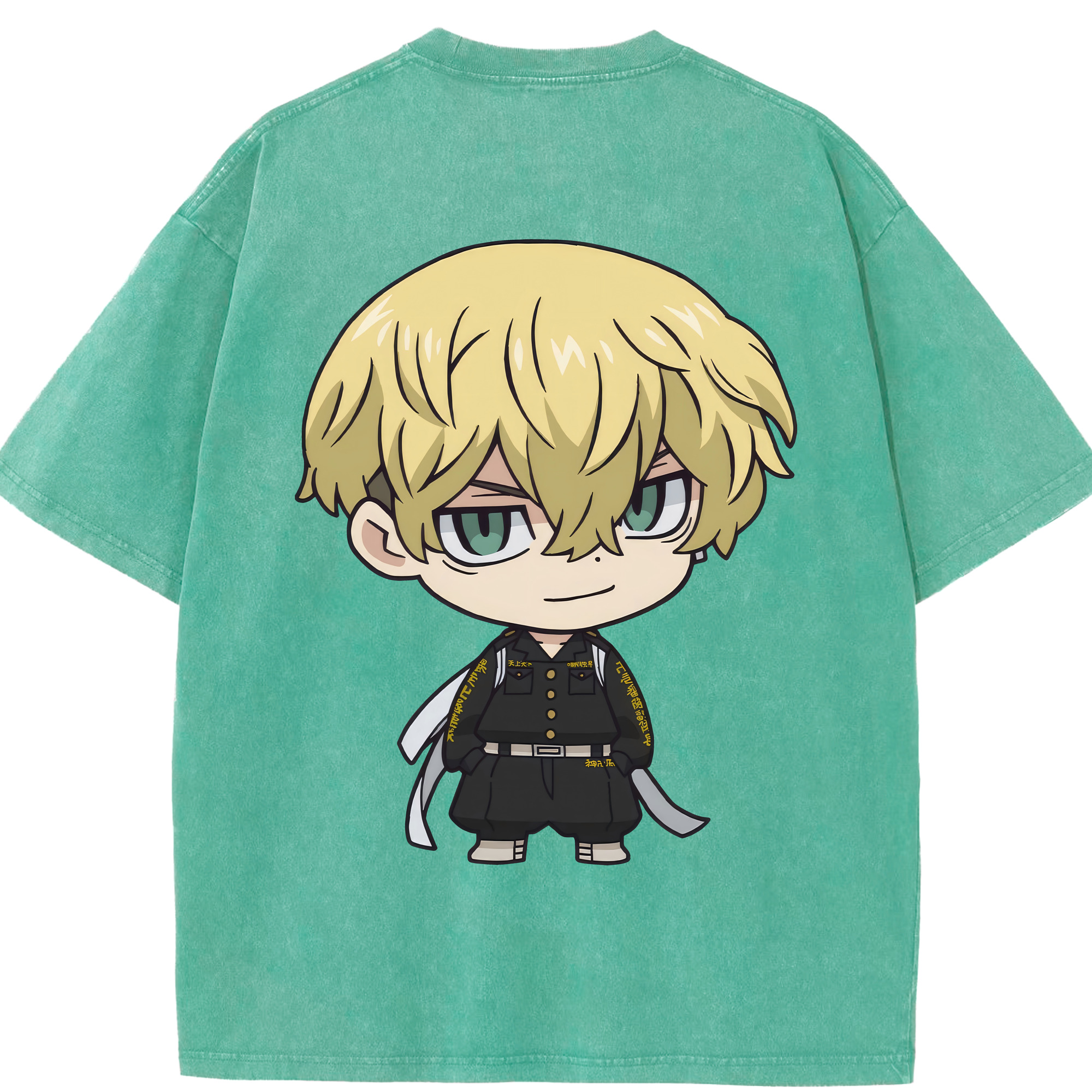 （画像用） 東京リベンジャーズ Tokyo Revengers 綿100% ヴィンテージ風 半袖Tシャツ（背面プリント）